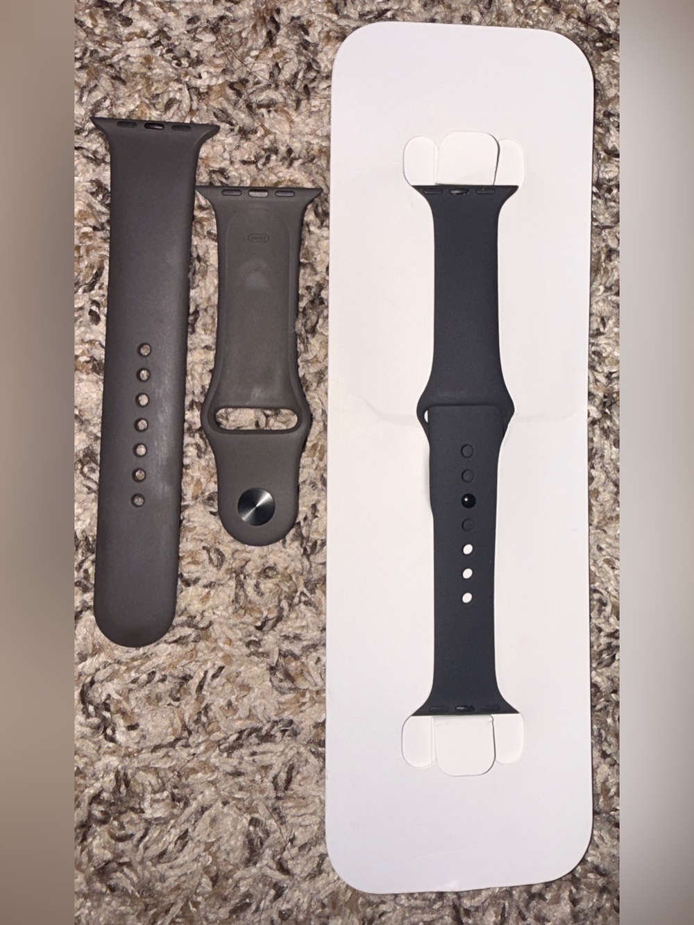 Apple Black Sport Band for Apple Watch - Men’s Silicone Strap